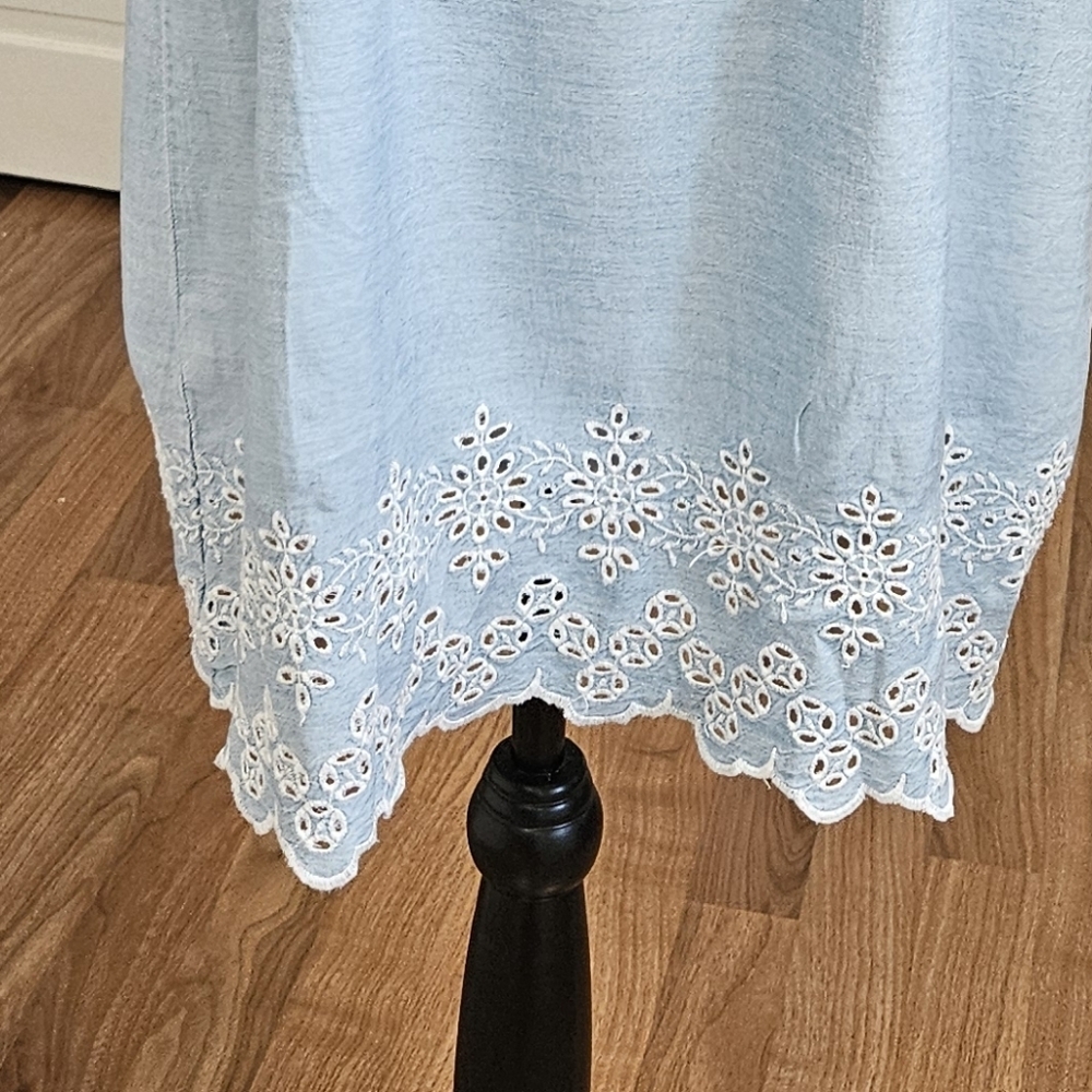 Old Navy NWT XS women's blue off the shoulder dress - Picture 8 of 8